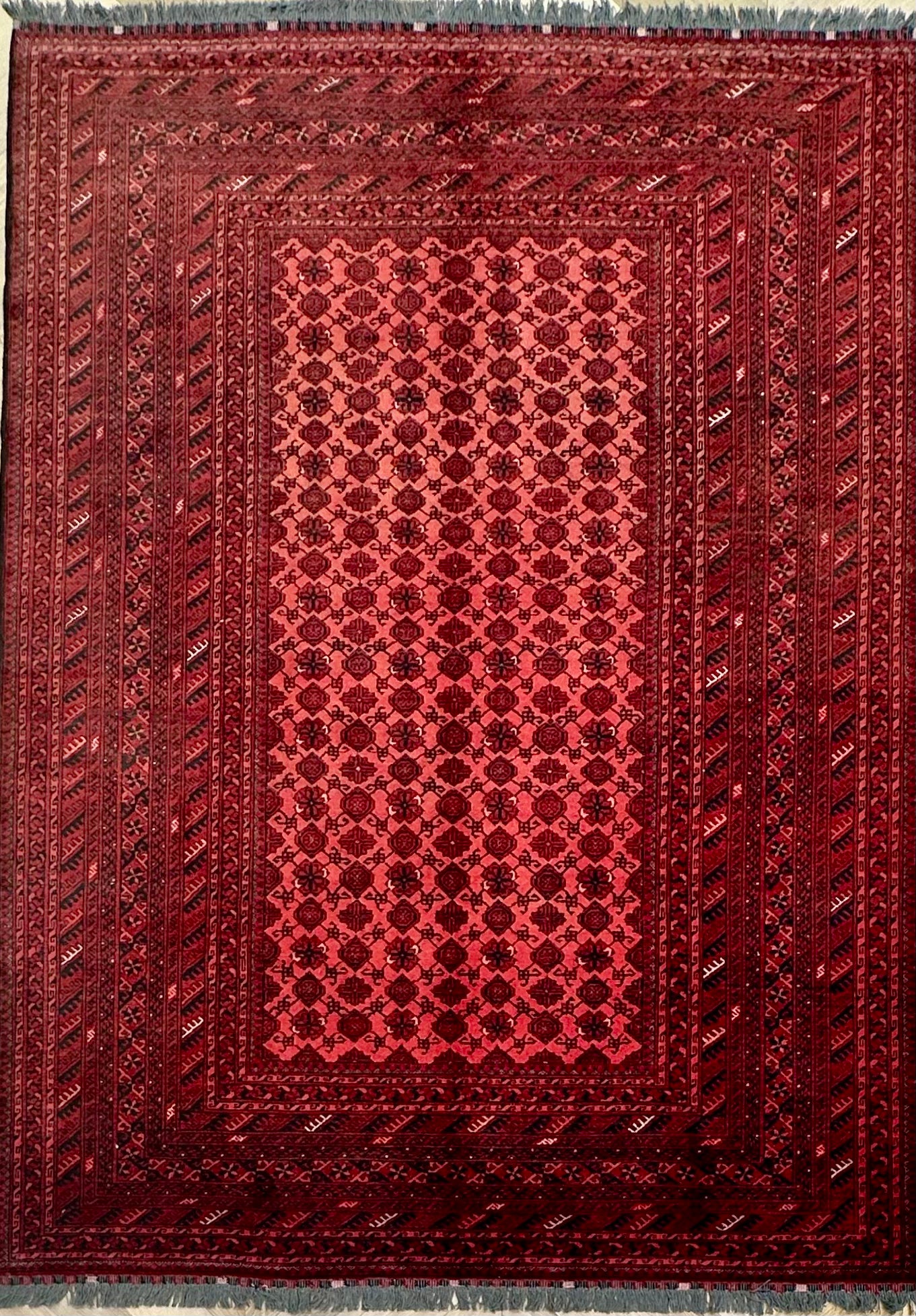 Khal Mohammadi 276x200 cm- Traditional red rug