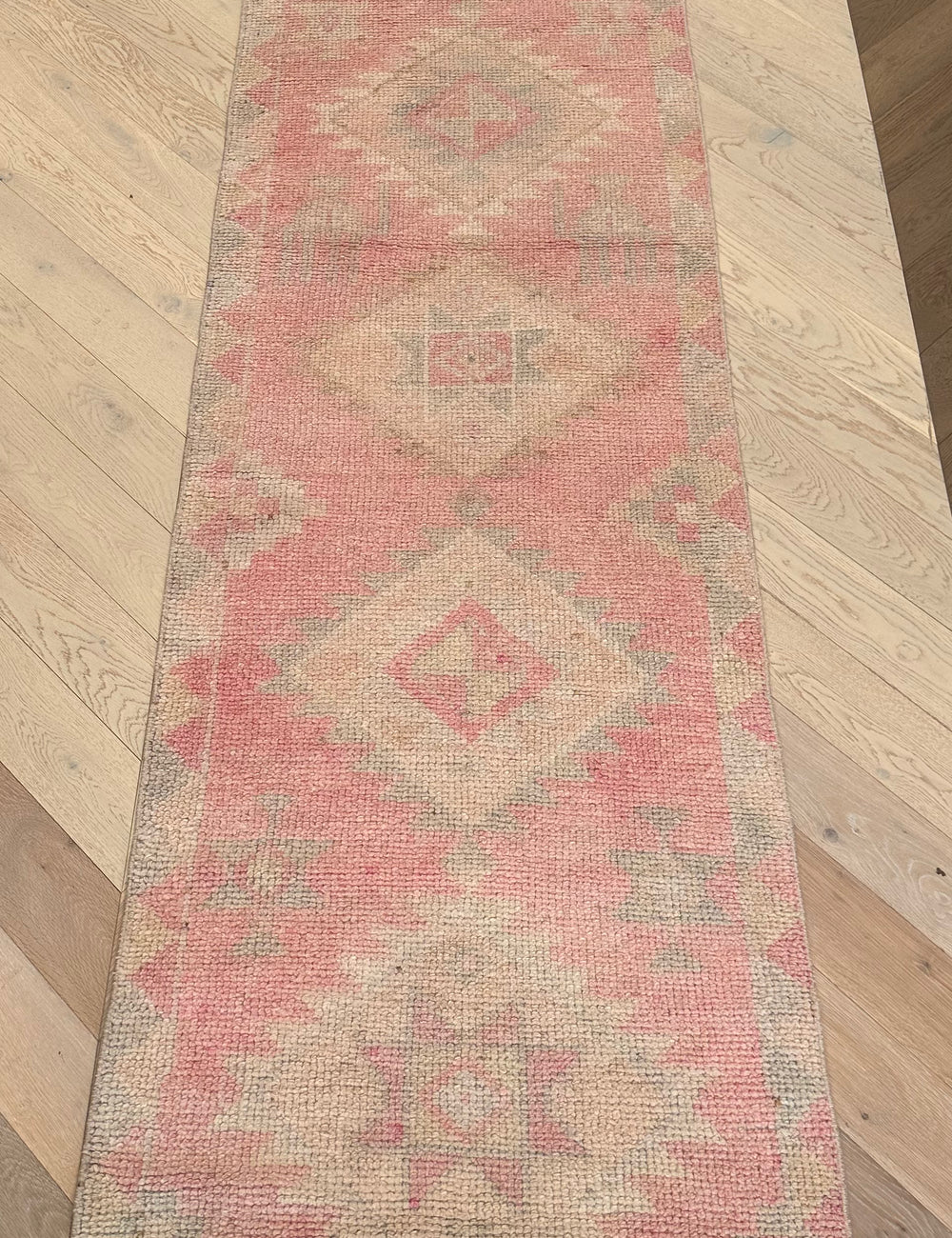 Turkish hand made runner 366x81 cm