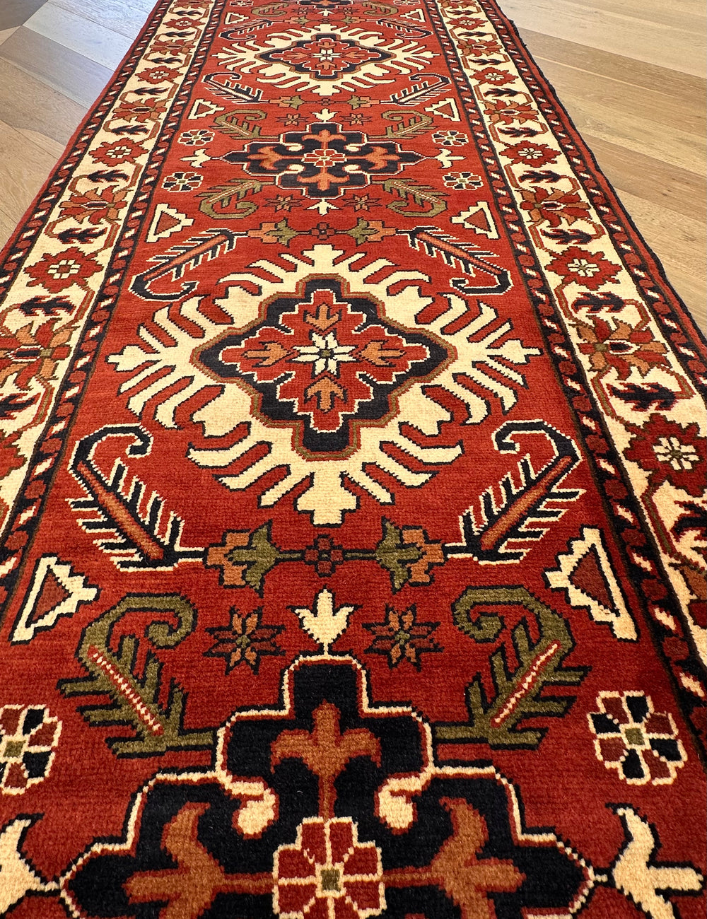 Handmade Chobi rug-runner 500x82 cm
