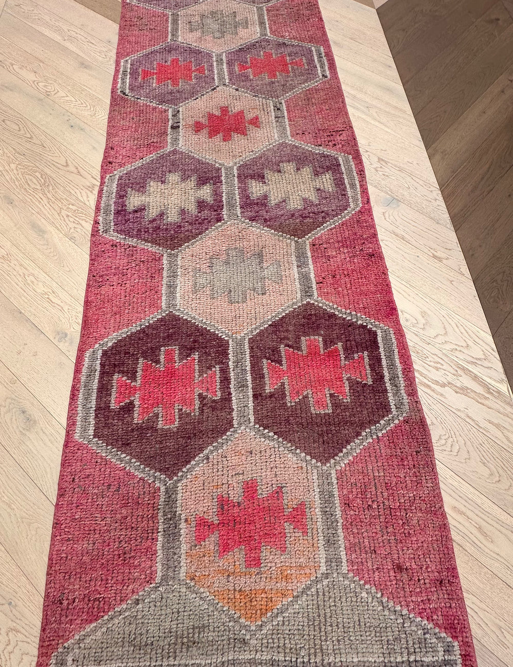 Turkish hand made runner 342 x88 cm