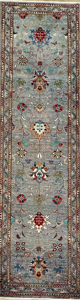 Handmade Chobi rug-runner 306x82 cm