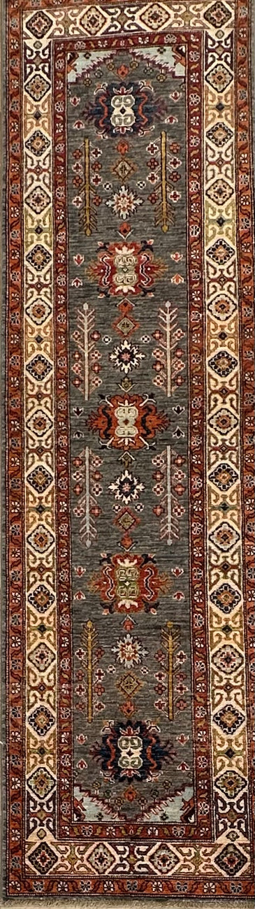 Kazak handmade runner 295x80 cm