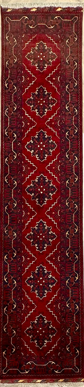 Khal Mohammadi 365 x80 cm - Traditional red rug runner