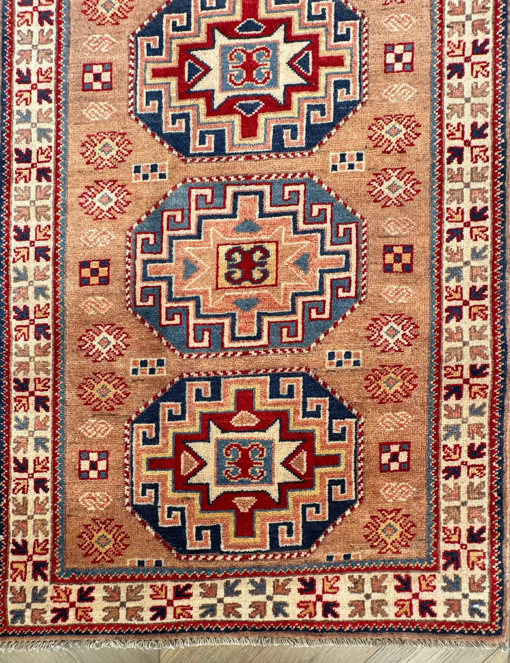 Kazak handmade runner 282x81 cm