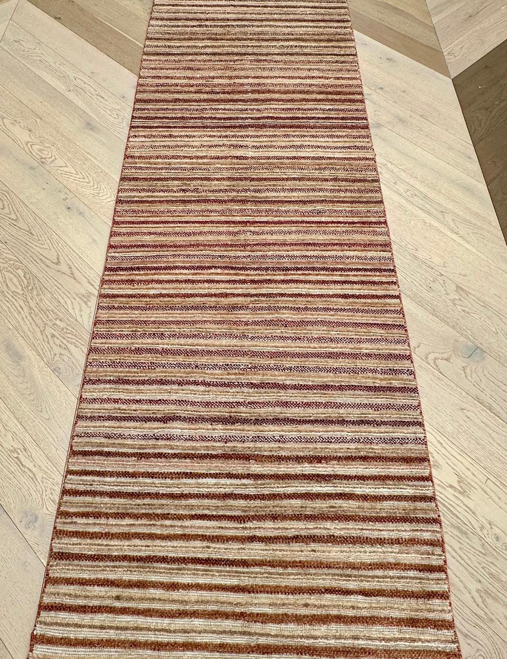 Handmade Gaba rug-runner 315 x79 cm
