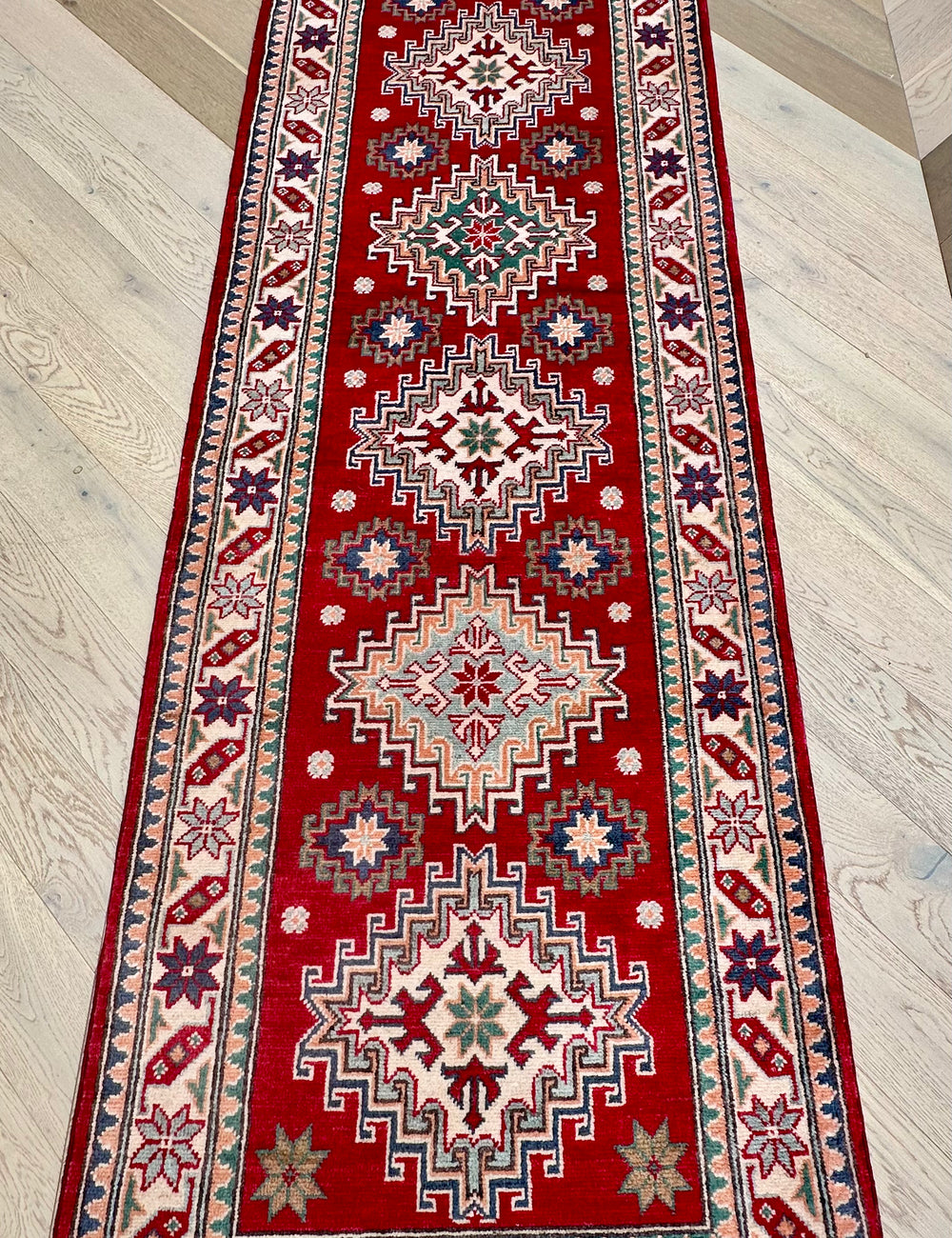 Kazak handmade runner 292x80 cm