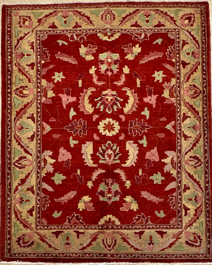 Afghan handmade rug,Chobi. Size: 195x153 cm