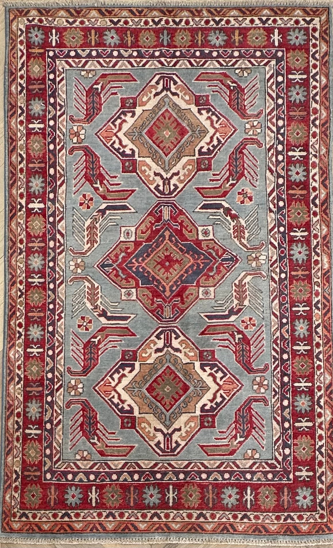 Kazak handmade rug 200x123 cm