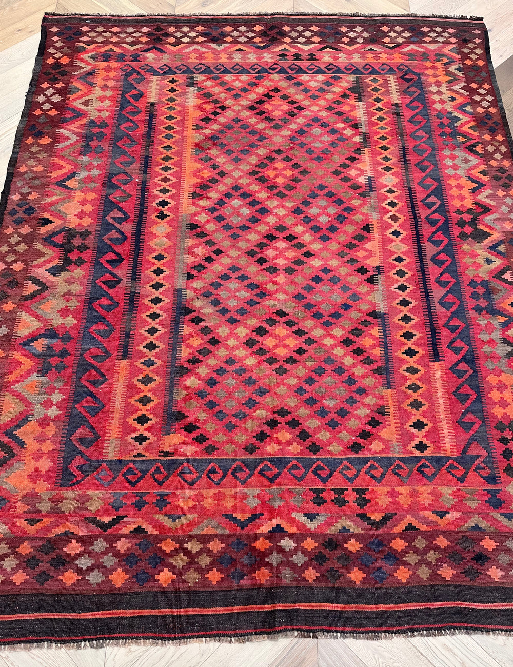 Vintage Chobi Kilim 264x202 cm