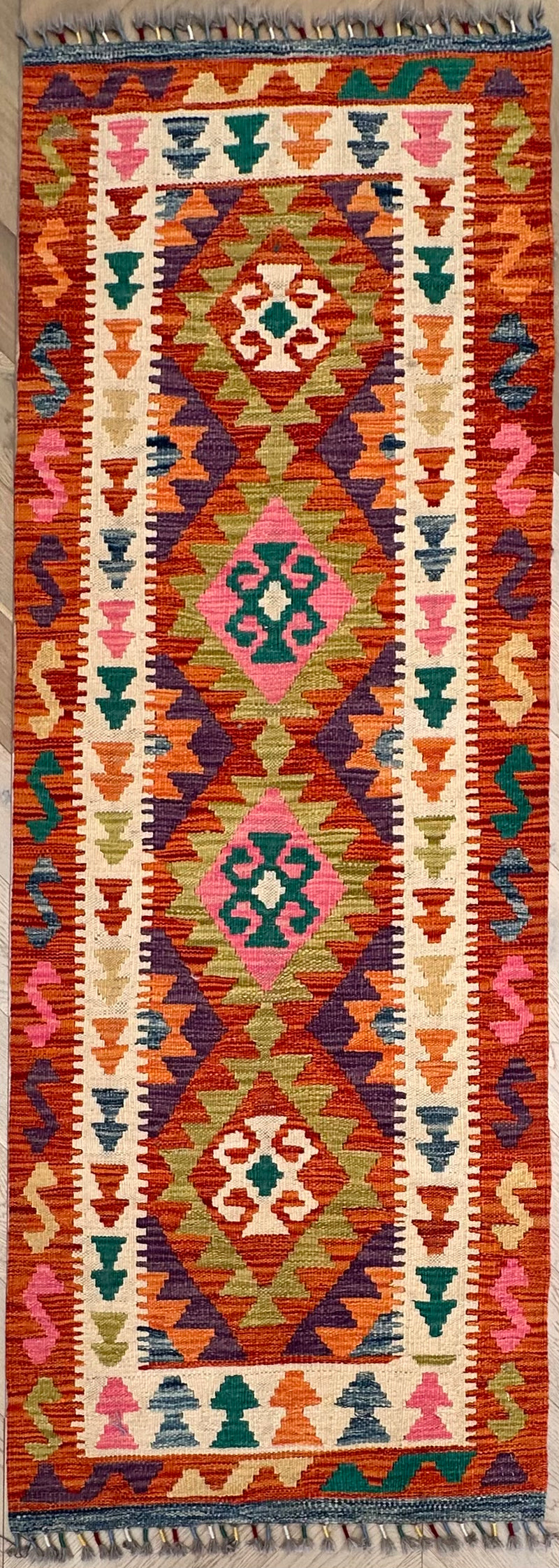 Runner Chobi Kilim 198x70 cm