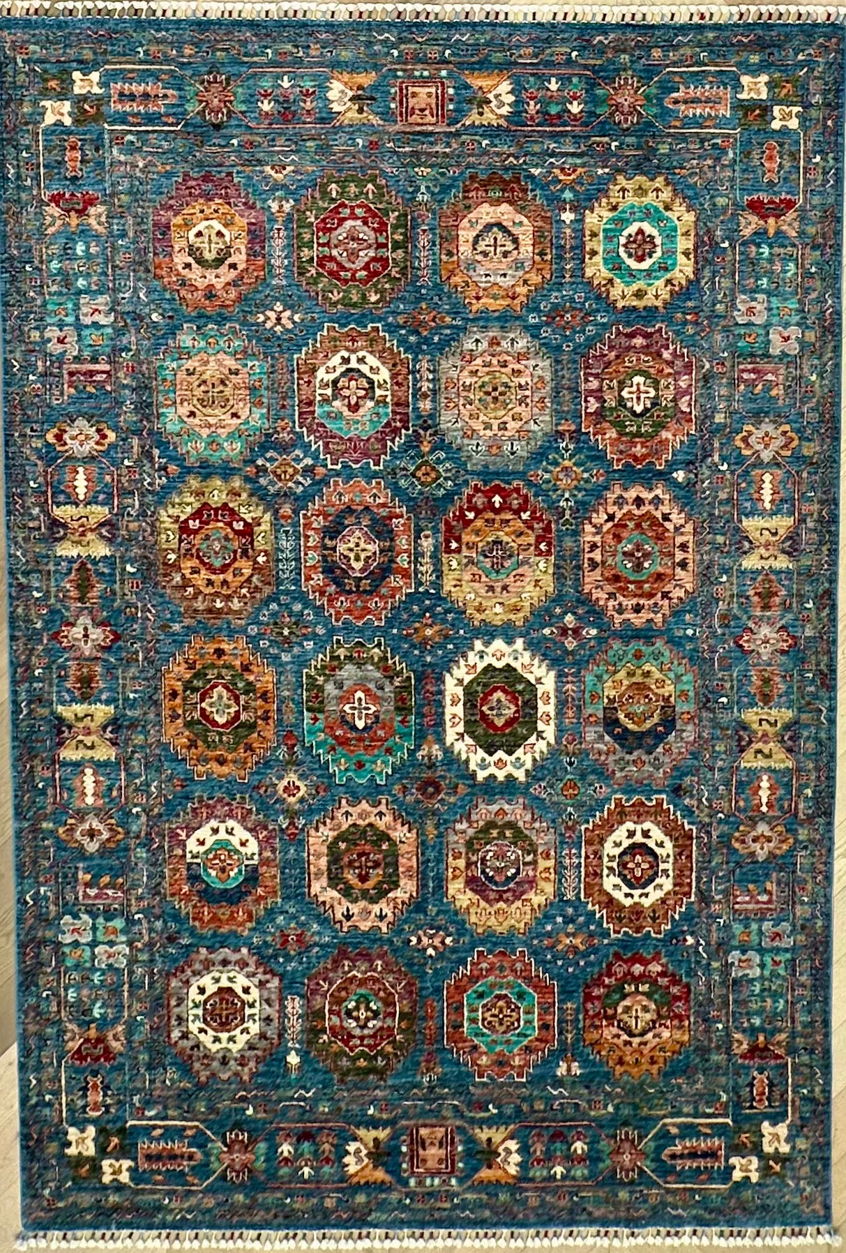 Afghan handmade rug Chobi.Size:305x201 cm