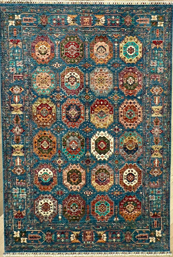 Afghan handmade rug Chobi.Size:305x201 cm