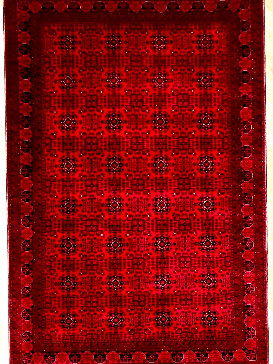 Khal Mohammadi 303x203 cm Traditional red rug