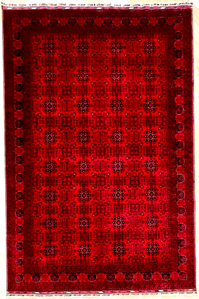 Khal Mohammadi 303x203 cm Traditional red rug