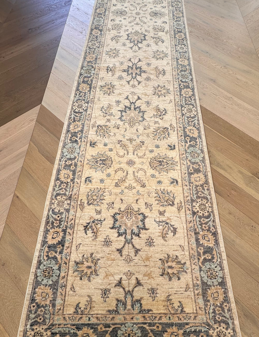 Chobi handmade runner 383x89  cm