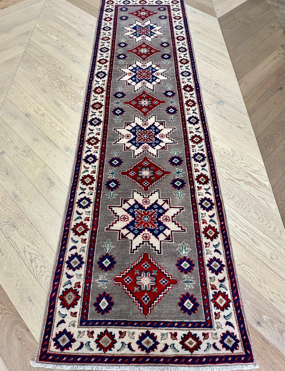Kazak handmade runner 290x82 cm
