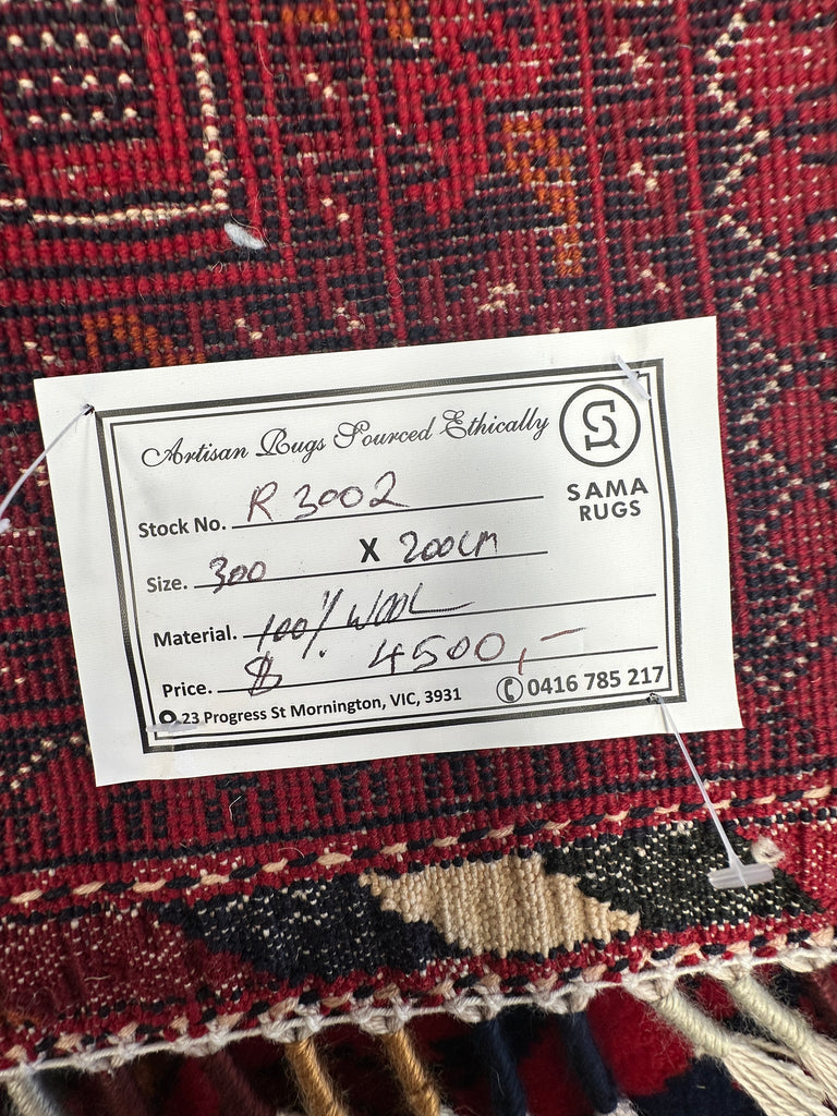 Khal Mohammadi 300x200 cm- Traditional red rug