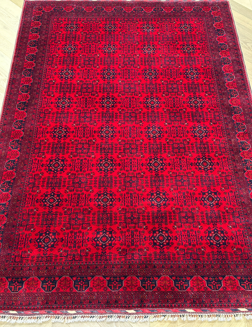 Khal Mohammadi 303x203 cm Traditional red rug