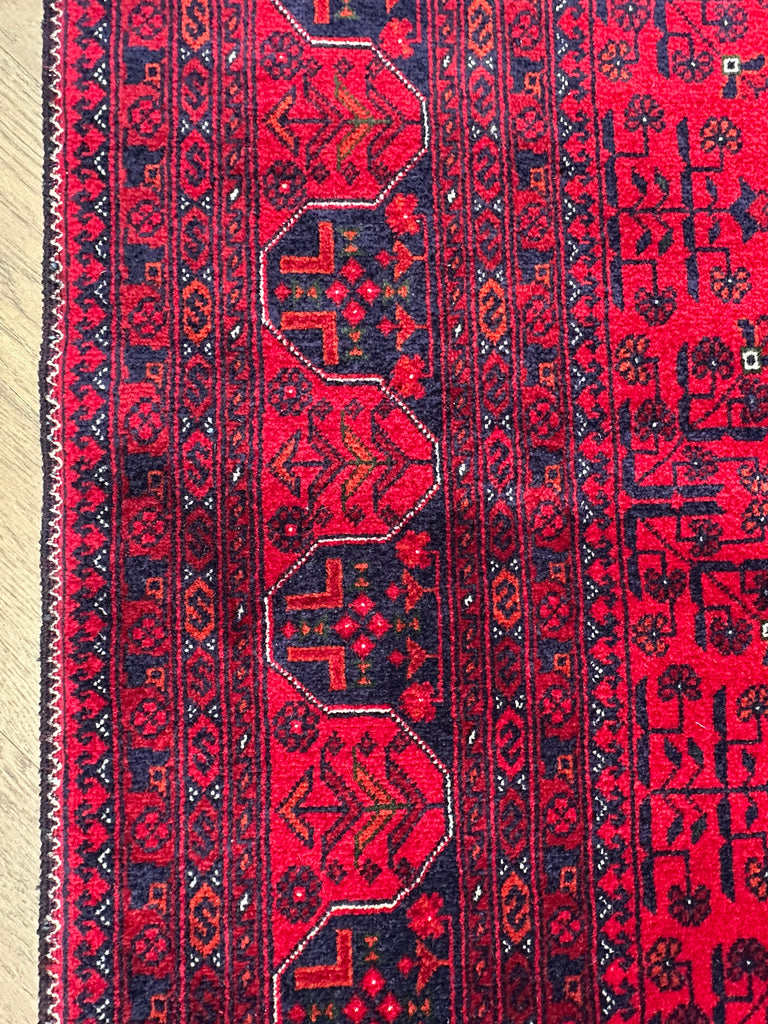 Khal Mohammadi 303x203 cm Traditional red rug