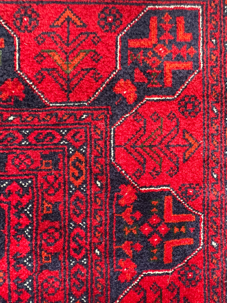 Khal Mohammadi 303x203 cm Traditional red rug