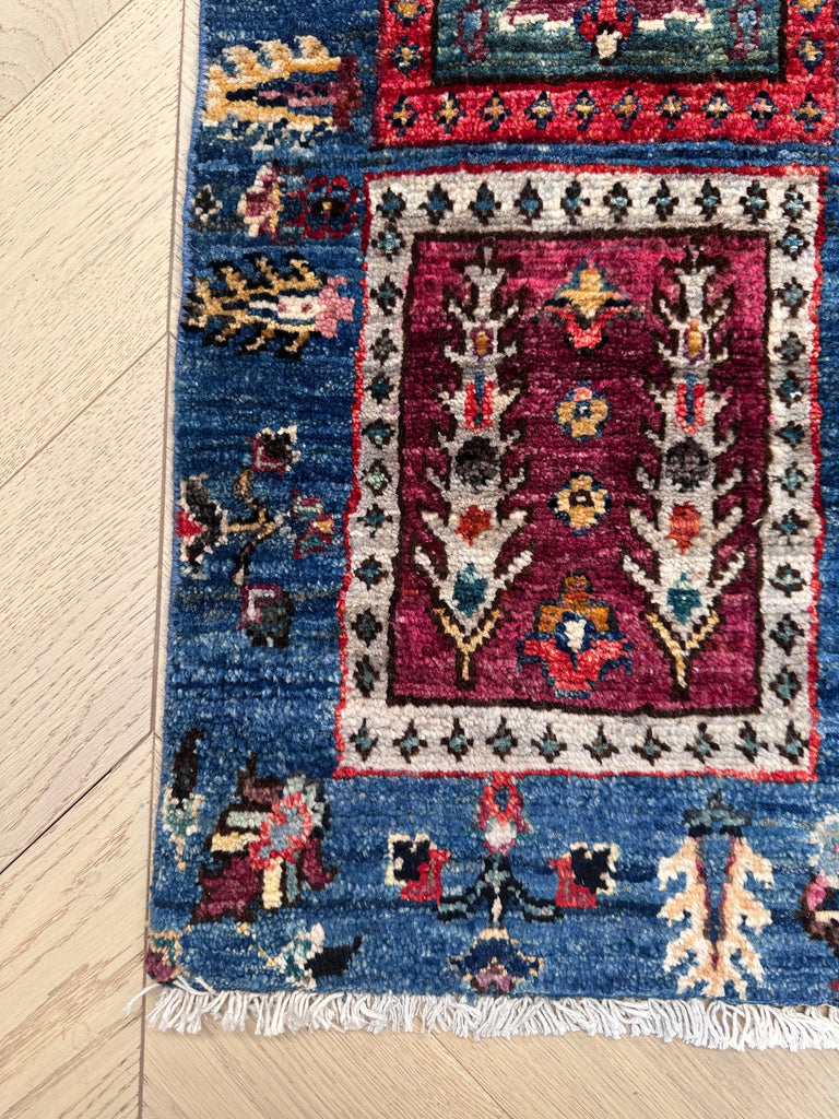 Handmade Afghan door mat rug