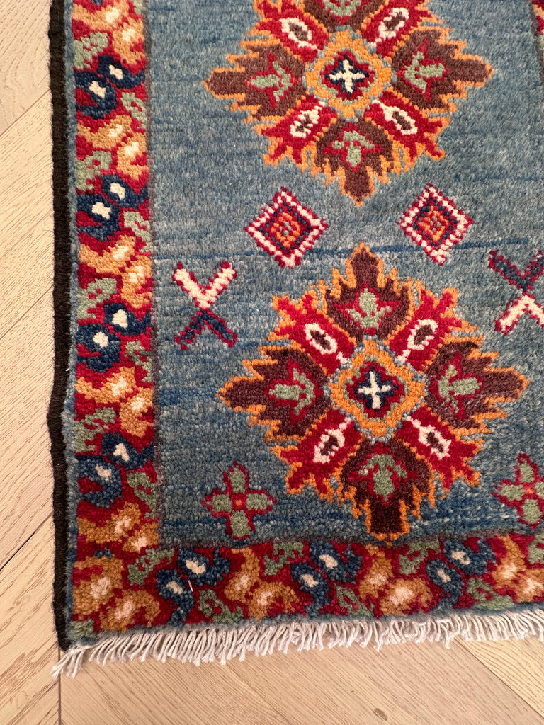 Handmade Afghan door mat rug