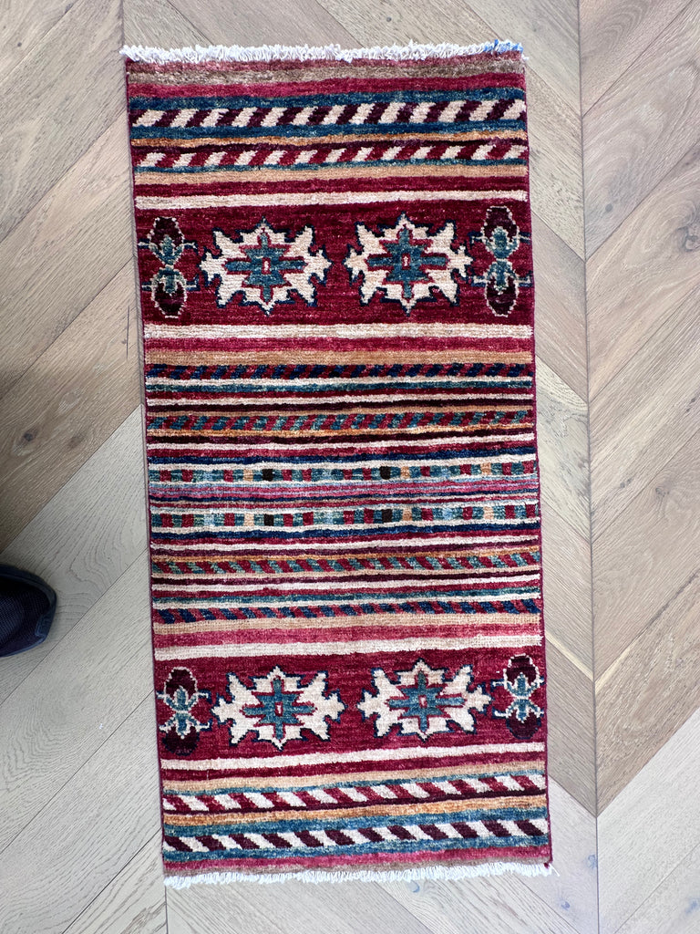 Handmade Afghan door mat rug