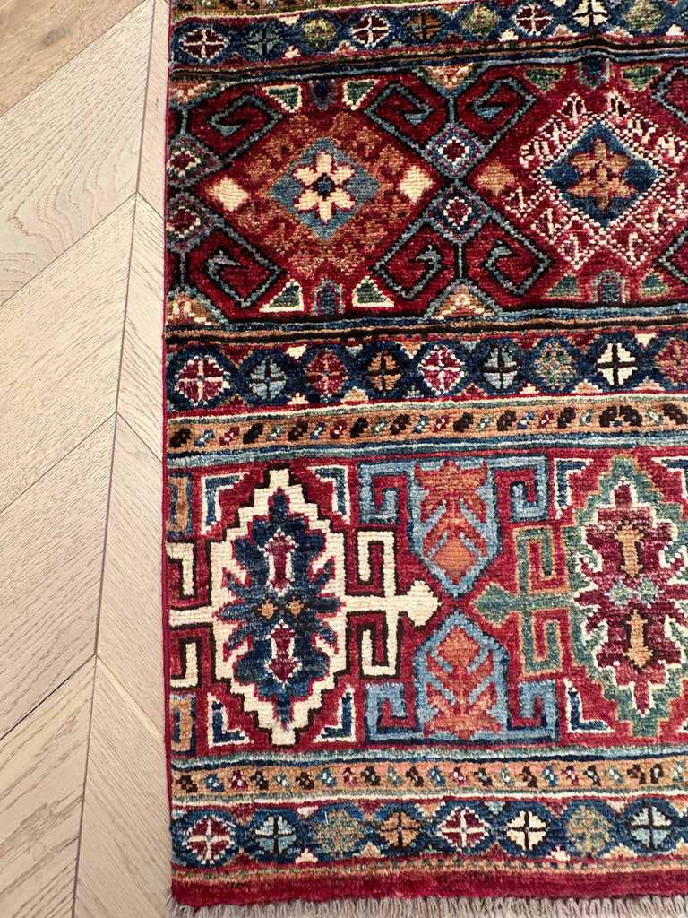 Handmade Afghan door mat rug