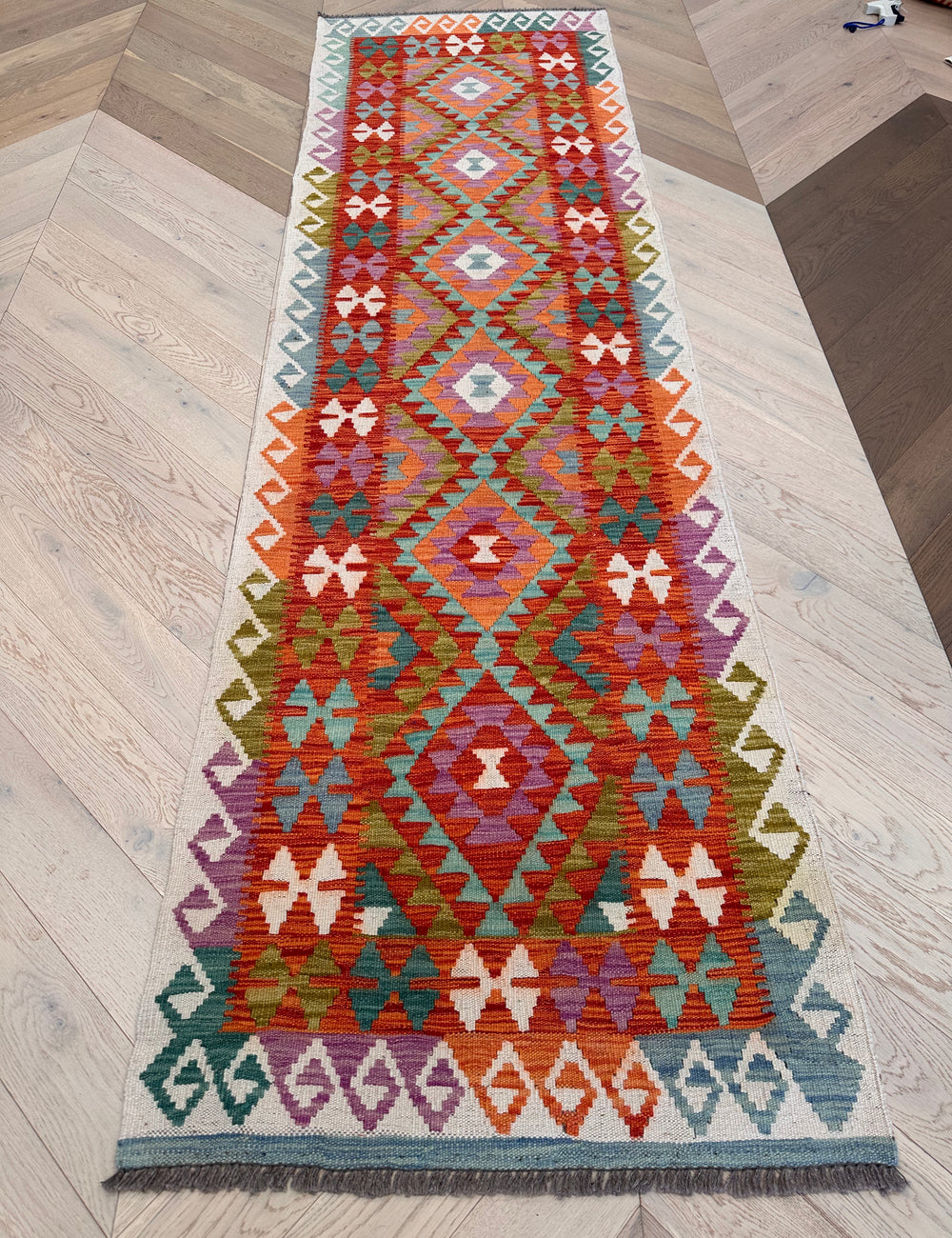 Chobi Kilim runner 297x84 cm
