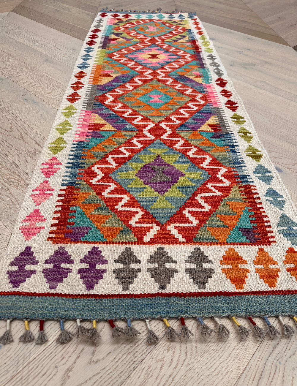 Chobi Kilim runner 199x56 cm