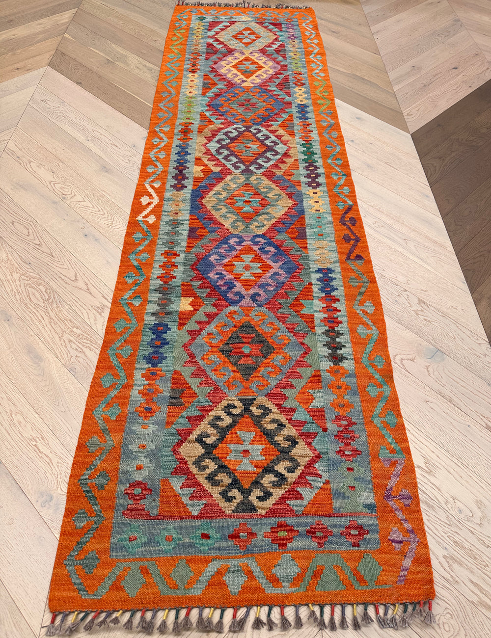 Runner Chobi Kilim 300x80 cm