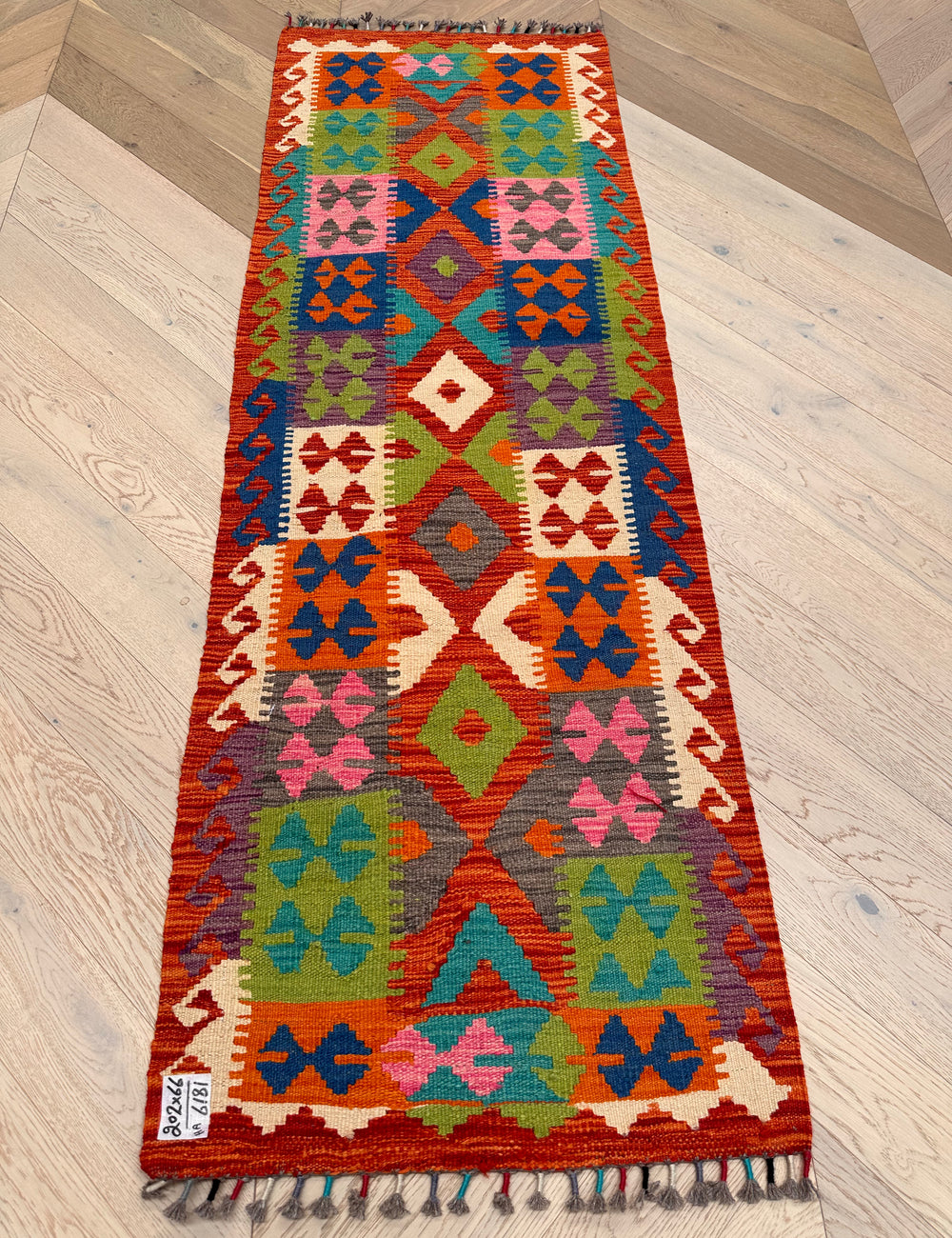 Runner Chobi Kilim 202x66 cm