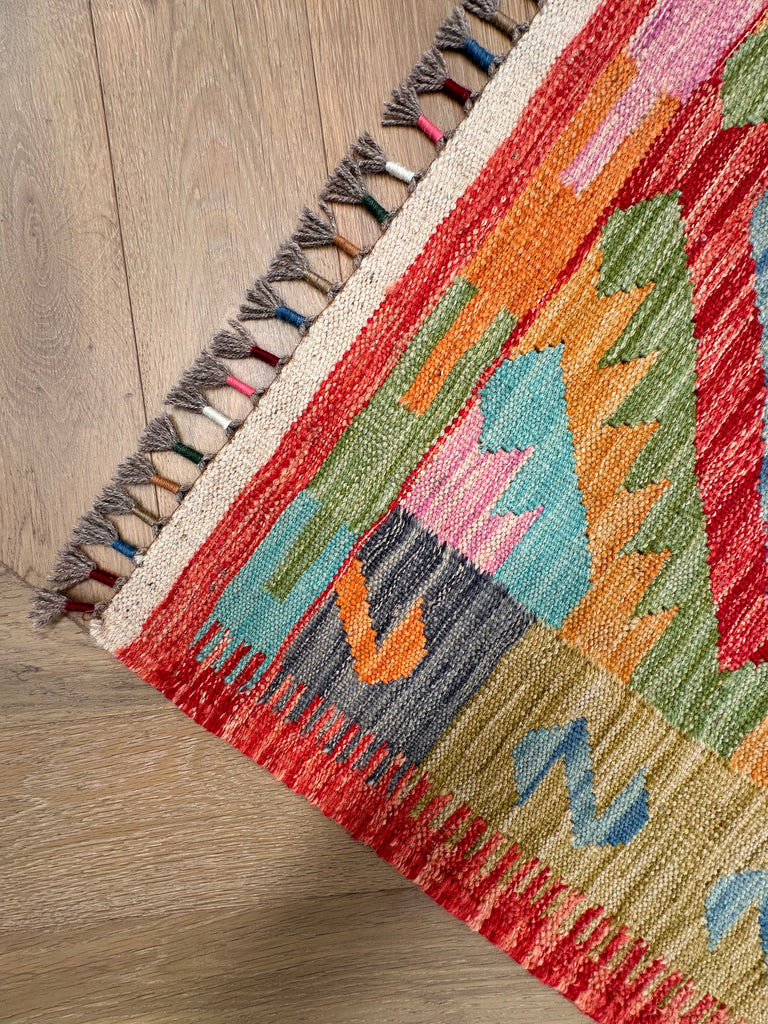 Runner Chobi Kilim 304x84 cm