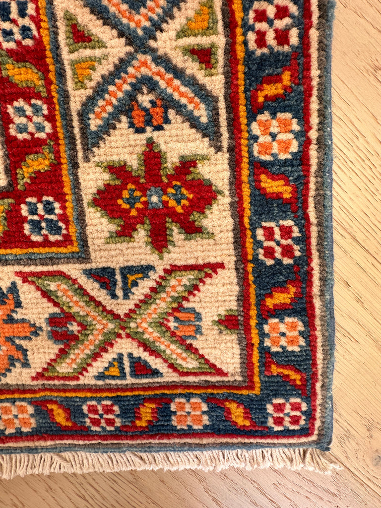 Kazak handmade runner 293x84 cm