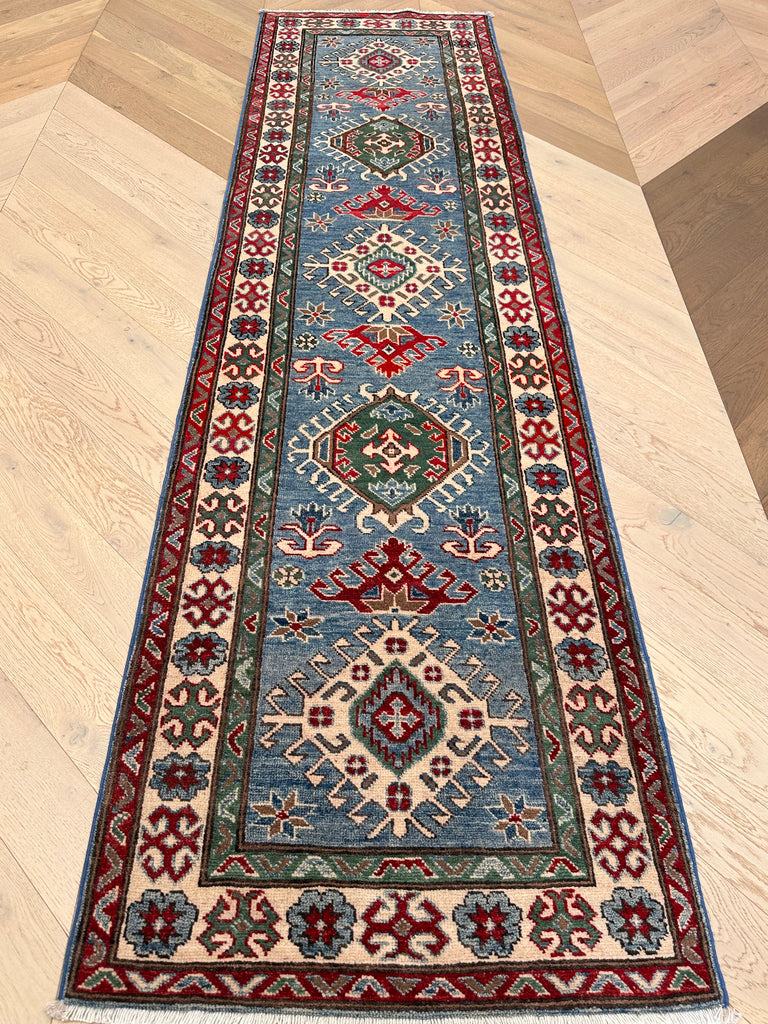 Kazak handmade runner 293x84 cm