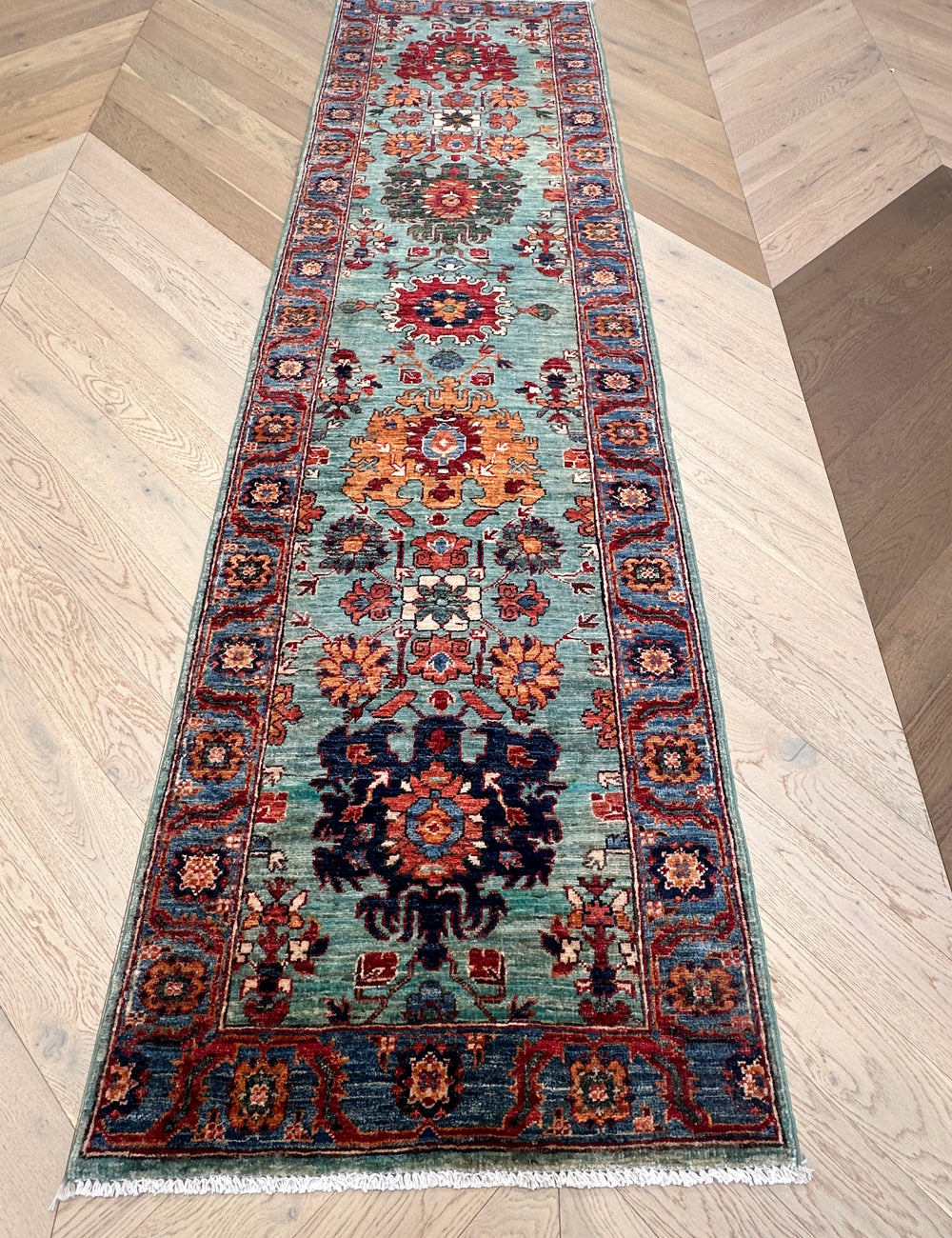 Chobi handmade runner 301x83 cm