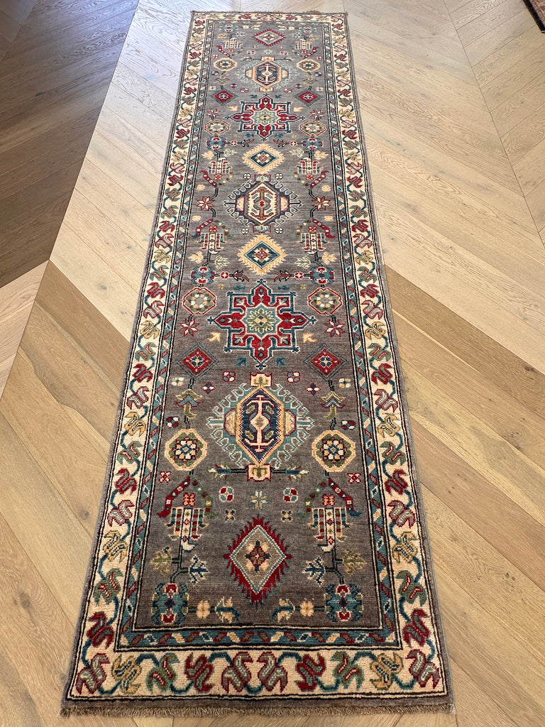 Kazak handmade runner 287x78 cm