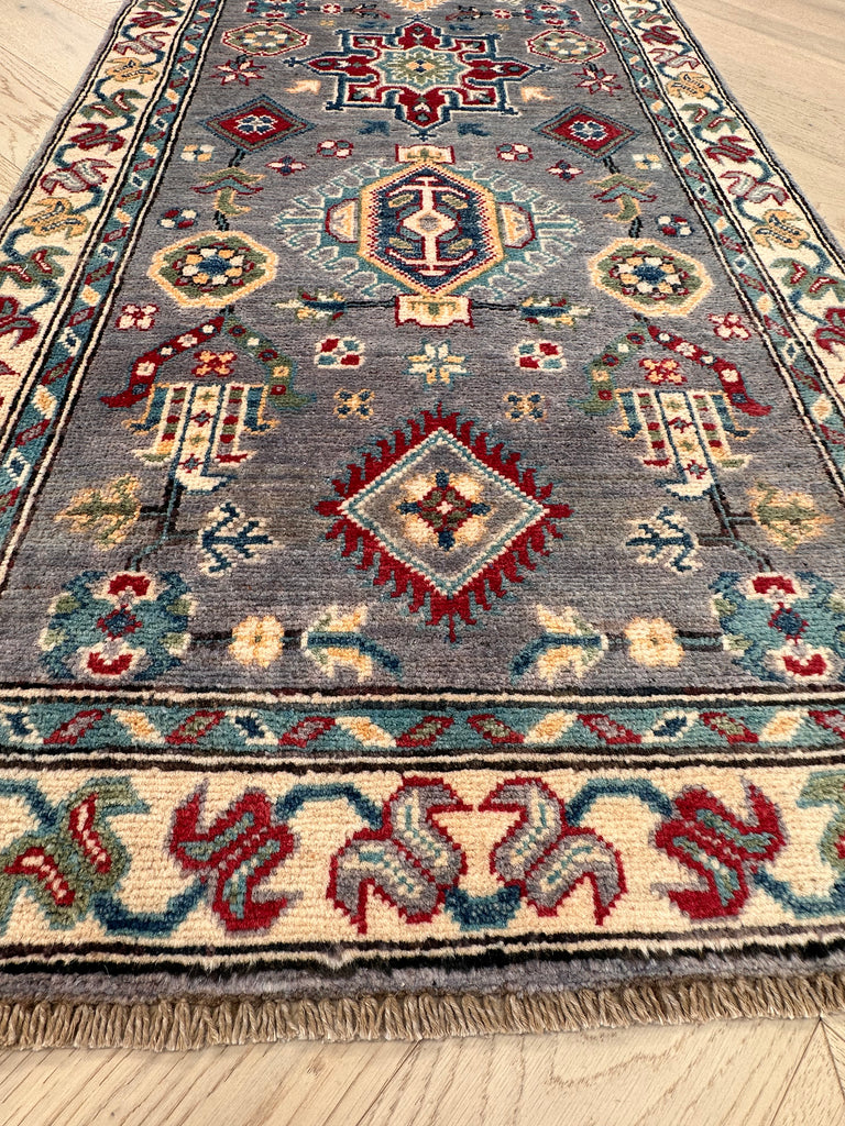 Kazak handmade runner 287x78 cm