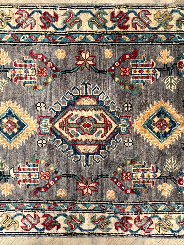 Kazak handmade runner 287x78 cm