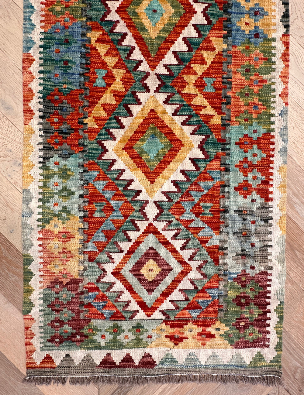 Chobi Kilim runner 395x80 cm