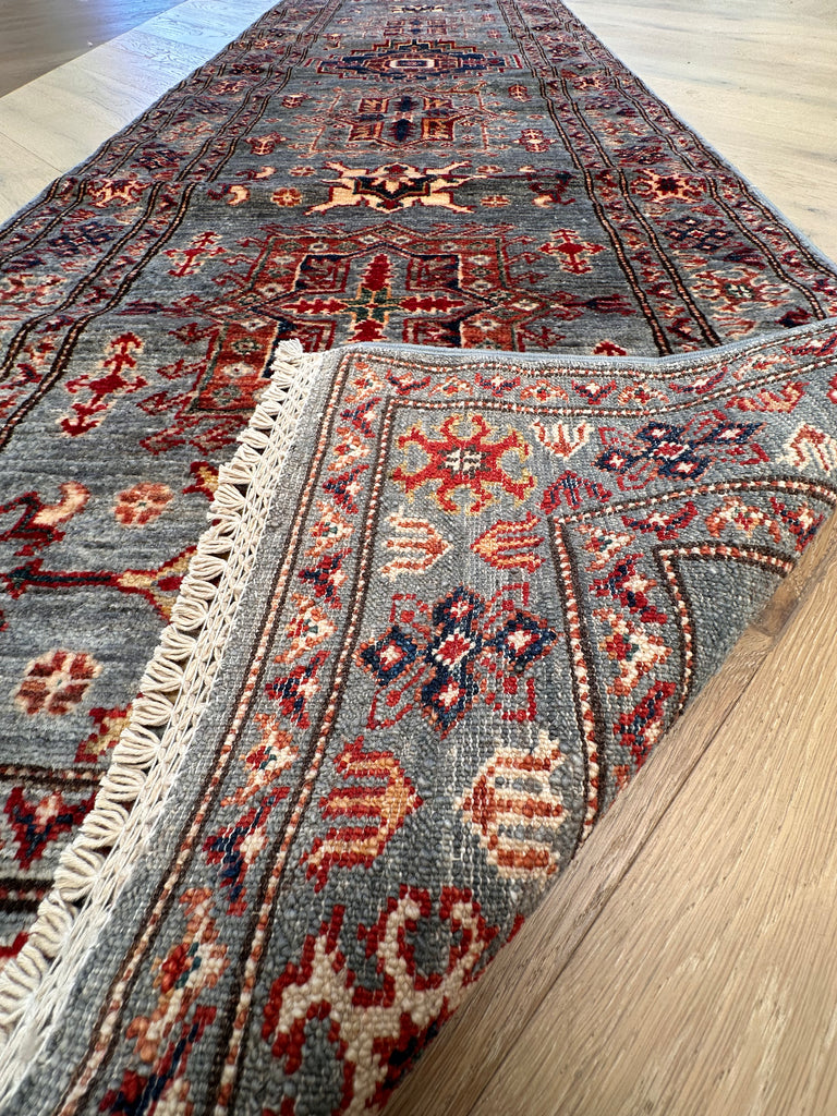 Handmade Chobi rug-runner 275x79 cm