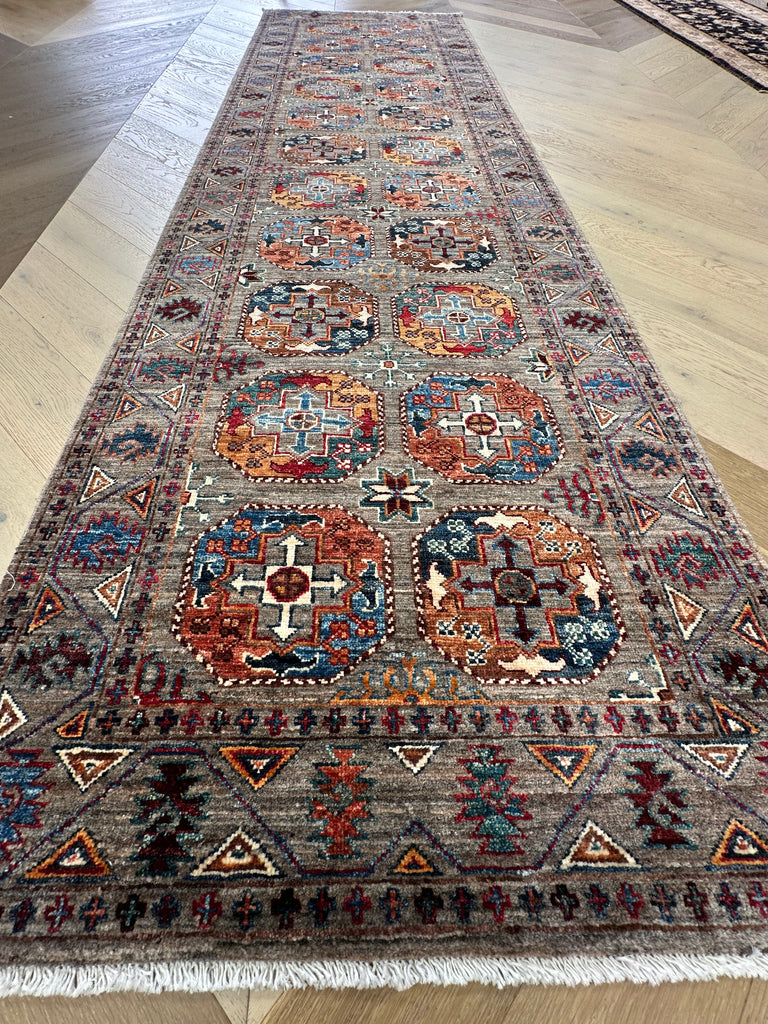 Handmade Chobi rug-runner 300x85 cm