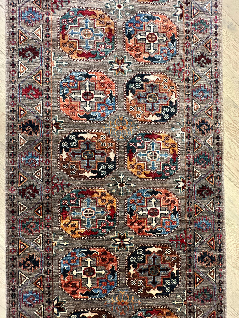 Handmade Chobi rug-runner 300x85 cm