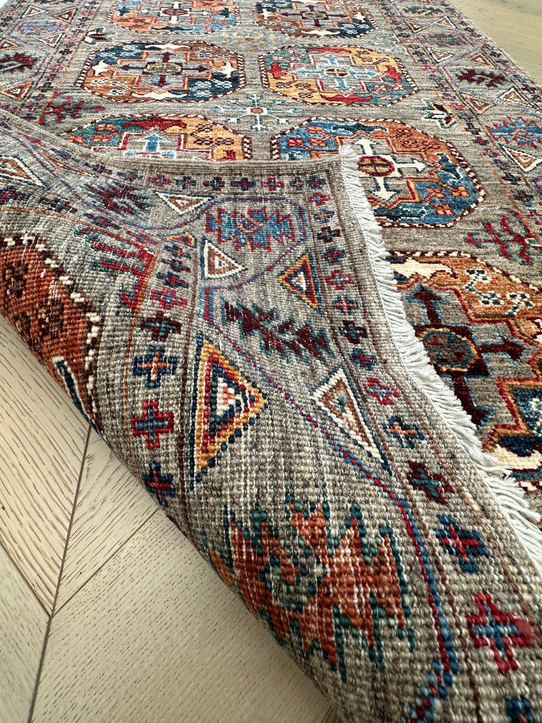 Handmade Chobi rug-runner 300x85 cm