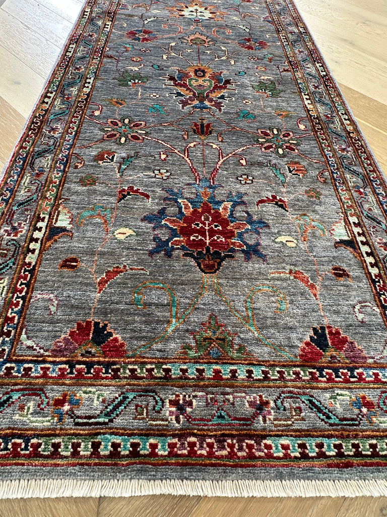 Handmade Chobi rug-runner 306x82 cm