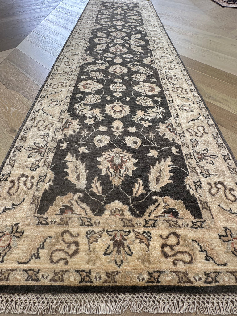 Hand made Chobi rug-runner 290x79 cm