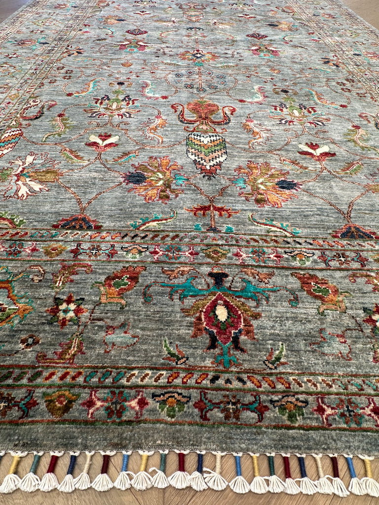 Afghan handmade rug,Chobi. Size:302x202 cm