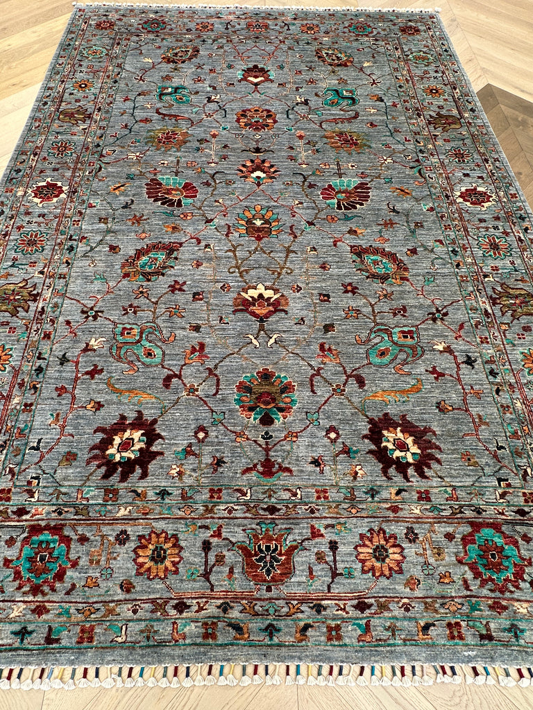 Afghan handmade rug,Chobi. Size:306x212 cm