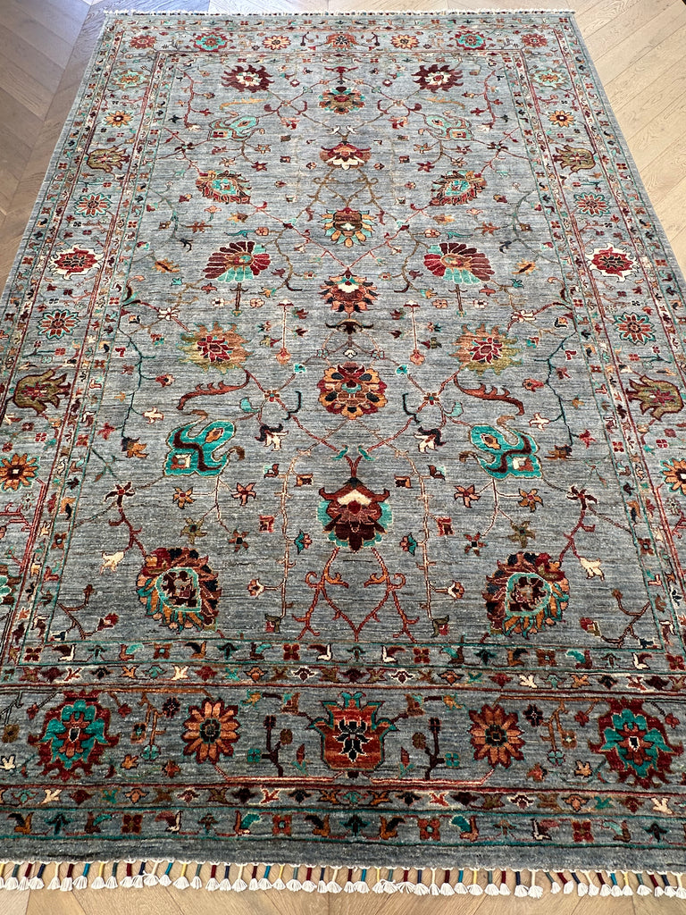 Afghan handmade rug,Chobi. Size:306x212 cm