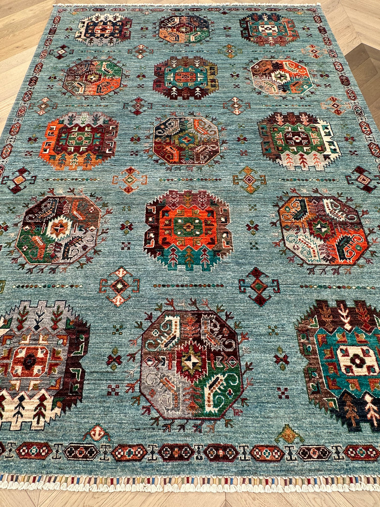 Afghan handmade rug,Chobi. Size:290x204 cm